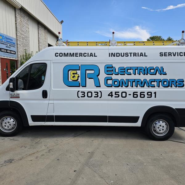 Graphics for C&R work van